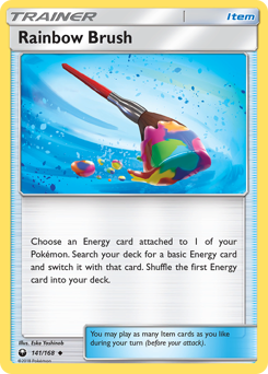Rainbow Brush z edície Celestial Storm, karta č.141