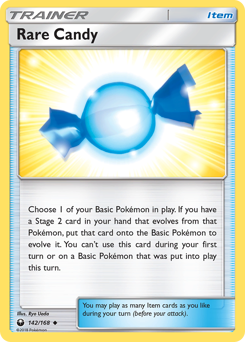 Rare Candy z edície Celestial Storm, karta č.142
