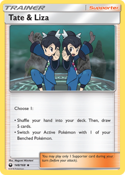 Tate & Liza z edície Celestial Storm, karta č.148