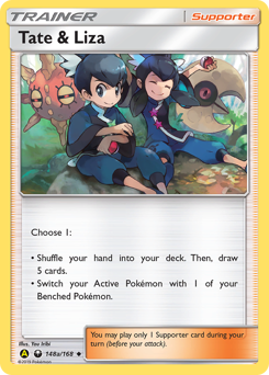 Tate & Liza z edície Celestial Storm, karta č.148a