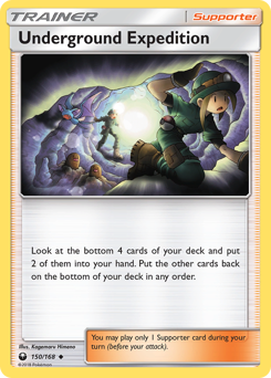 Underground Expedition z edície Celestial Storm, karta č.150