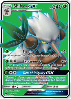 Shiftry-GX z edície Celestial Storm, karta č.152