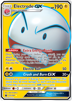Electrode-GX z edície Celestial Storm, karta č.155