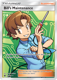 Bill's Maintenance z edície Celestial Storm, karta č.162