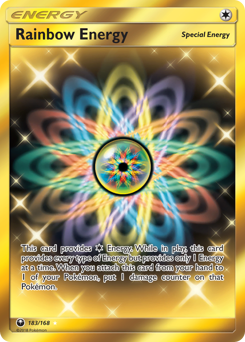 Rainbow Energy z edície Celestial Storm, karta č.183