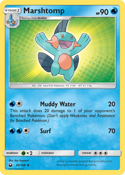 Marshtomp z edície Celestial Storm, karta č.34