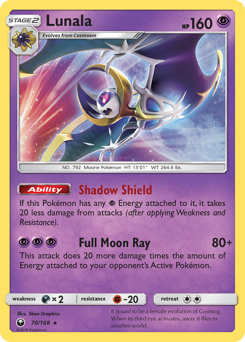 Lunala z edície Celestial Storm, karta č.70