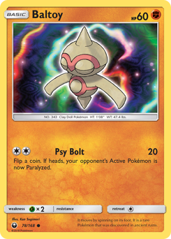 Baltoy z edície Celestial Storm, karta č.78