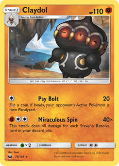 Claydol z edície Celestial Storm, karta č.79