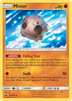 Minior z edície Celestial Storm, karta č.83