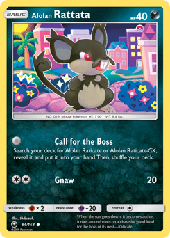 Alolan Rattata z edície Celestial Storm, karta č.84