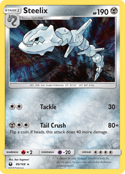Steelix z edície Celestial Storm, karta č.89