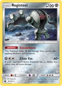 Registeel z edície Celestial Storm, karta č.96