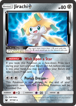 Jirachi ◇ z edície Celestial Storm, karta č.97