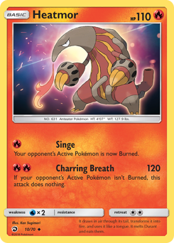 Heatmor z edície Dragon Majesty, karta č.10