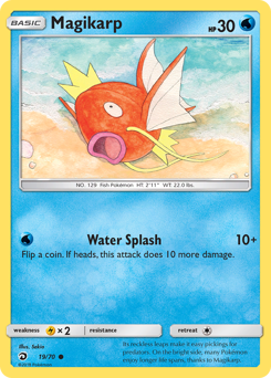 Magikarp z edície Dragon Majesty, karta č.19