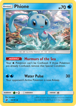 Phione z edície Dragon Majesty, karta č.30