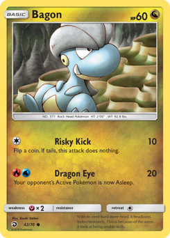Bagon z edície Dragon Majesty, karta č.42