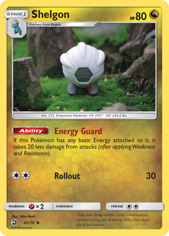 Shelgon z edície Dragon Majesty, karta č.43