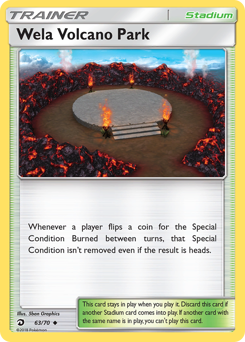 Wela Volcano Park z edície Dragon Majesty, karta č.63