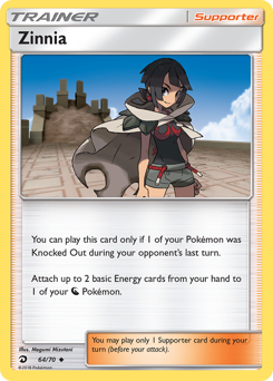 Zinnia z edície Dragon Majesty, karta č.64