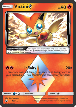 Victini ◇ z edície Dragon Majesty, karta č.7
