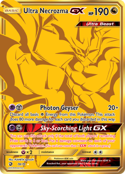 Ultra Necrozma-GX z edície Dragon Majesty, karta č.78