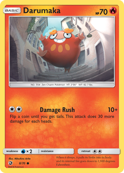 Darumaka z edície Dragon Majesty, karta č.8