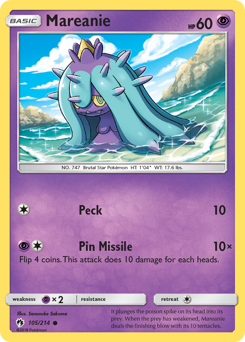 Mareanie z edície Lost Thunder, karta č.105