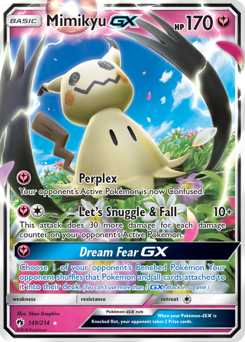 Mimikyu-GX z edície Lost Thunder, karta č.149