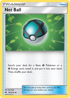 Net Ball z edície Lost Thunder, karta č.187