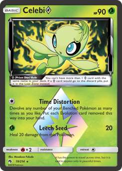 Celebi ◇ z edície Lost Thunder, karta č.19