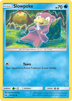 Slowpoke z edície Lost Thunder, karta č.54