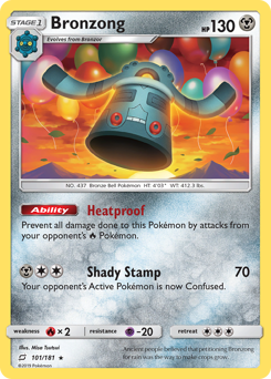 Bronzong z edície Team Up, karta č.101