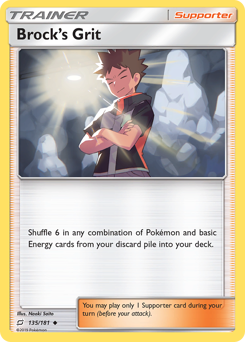 Brock's Grit z edície Team Up, karta č.135
