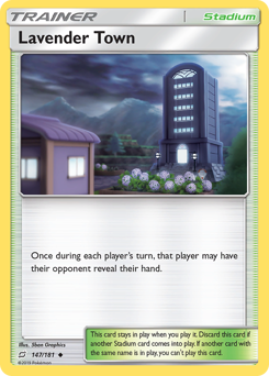 Lavender Town z edície Team Up, karta č.147