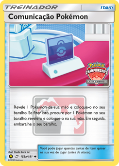 Pokémon Communication z edície Team Up, karta č.152a