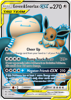 Eevee, ukážková karta