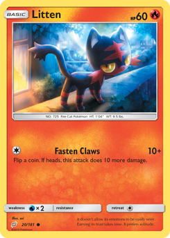 Litten z edície Team Up, karta č.20