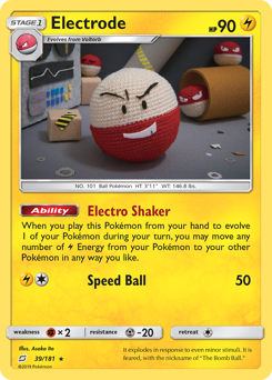 Electrode z edície Team Up, karta č.39