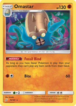 Omastar z edície Team Up, karta č.76