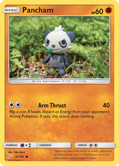 Pancham z edície Team Up, karta č.81