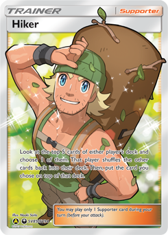 Hiker z edície Hidden Fates Shiny Vault, karta č.SV85