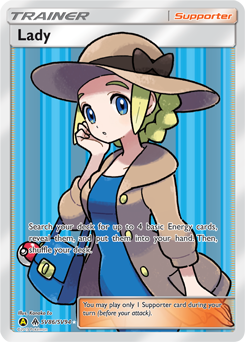 Lady z edície Hidden Fates Shiny Vault, karta č.SV86
