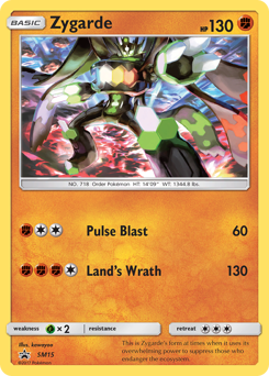 Zygarde z edície SM Black Star Promos, karta č.SM15