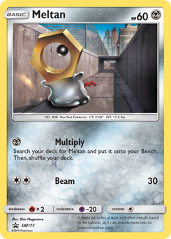 Meltan z edície SM Black Star Promos, karta č.SM177