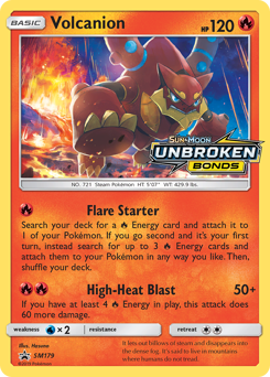 Volcanion z edície SM Black Star Promos, karta č.SM179