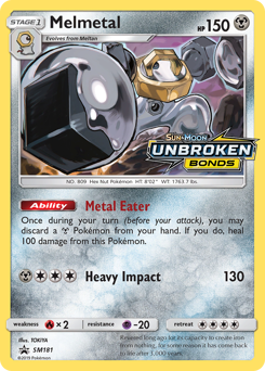 Melmetal z edície SM Black Star Promos, karta č.SM181