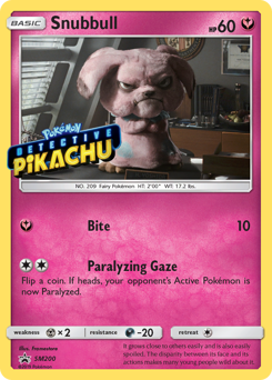 Snubbull z edície SM Black Star Promos, karta č.SM200
