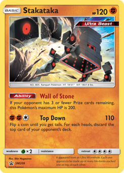 Stakataka z edície SM Black Star Promos, karta č.SM209